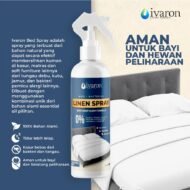IVARON Bed Linen Spray Parfum Kasur Dan Bantal Anti Bacterial Tidur Pulas Deep Sleep Aromatherapy 250ml - Image 4