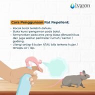 IVARON Pengusir Tikus Spray Obat Pembasmi Rodent Rumah Mobil Semprotan Anti Rat Repellent 250Ml - Image 4