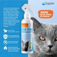 IVARON Obat Kutu Kucing Spray 250ml – Flea Remover Ampuh & Aman Jika Terjilat | Obat Kutu Kucing & Anjing Semprot - Image 5