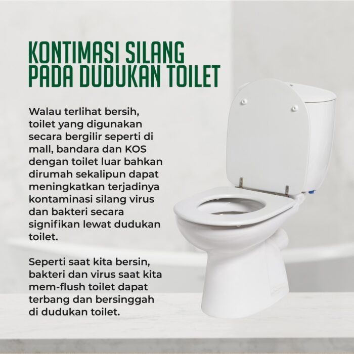 IVARON Toilet Seat Spray Desinfektan Pembersih dudukan Toilet Spray Pengharum Kamar Mandi Aroma Terapi - Image 5