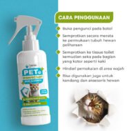 IVARON Disinfektan Kucing & Anjing 250ml – Aman Dijilat, Basmi Virus, Bakteri & Kutu Kandang - Image 6