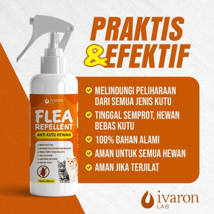 IVARON Obat Kutu Kucing dan Anjing - Perlindungan Extra Untuk Hewan Peliharaan - Image 3