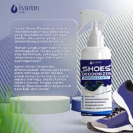 IVARON Parfum Sepatu Shoes Deodorizer Anti Bau Dan Bakteri Penghilang Kaki Pewangi Sepatu Foot Spray 250ml - Image 5