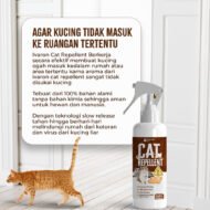 IVARON Anti Kucing Spray 250ml – Cairan Pengusir Kucing Pup/Pipis Sembarangan Terbukti Efektif & Aman - Image 3