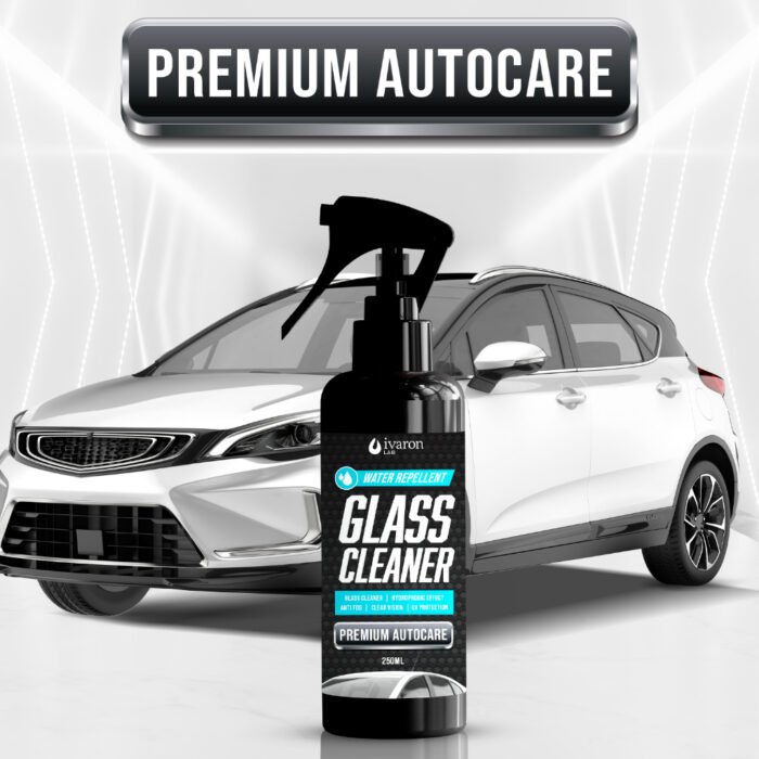 IVARON Glass Cleaner – Cairan Pembersih Kaca Mobil Anti Jamur & Water Repellent Spray 250ml - Image 7