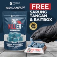 IVARON Rat Killer Racun Tikus Obat Pengusir Mati Kering Ditempat Pembasmi Rat Killer Anti Hama Rumah dan Kebun - Image 3