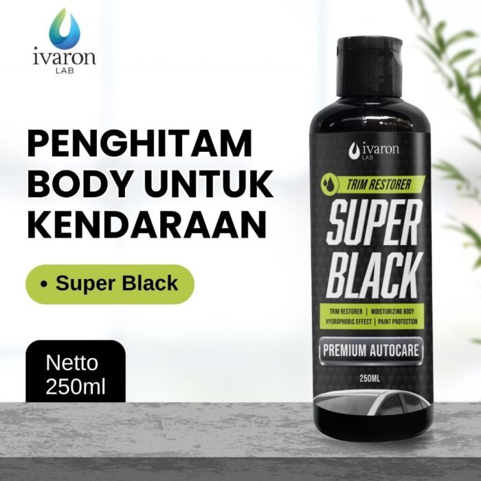 IVARON Black Magic Penghitam Body Motor Permanen – IVARON Restorer Dashboard & Pengkilap Body Kasar 250ML - Image 8