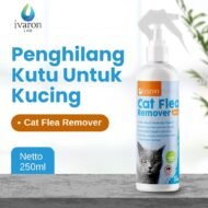 IVARON Obat Kutu Kucing Spray 250ml – Flea Remover Ampuh & Aman Jika Terjilat | Obat Kutu Kucing & Anjing Semprot - Image 8