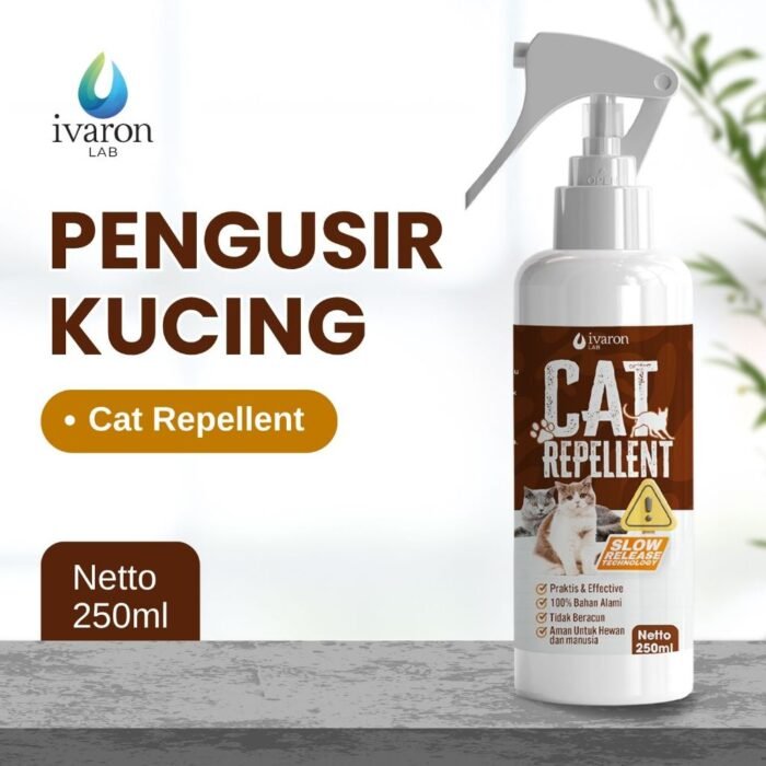 IVARON Anti Kucing Spray 250ml – Cairan Pengusir Kucing Pup/Pipis Sembarangan Terbukti Efektif & Aman - Image 8