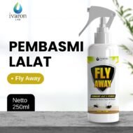 IVARON Racun Anti Lalat Obat Pengusir Pembasmi Pembunuh Dirumah Pembunuh Spray Fly Away 250 Ml - Image 5