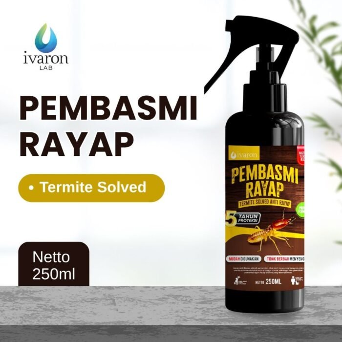 IVARON Anti Rayap – Obat Anti Rayap Kayu Semprot yang Ampuh | Racun Rayap untuk Kayu & Tembok - Image 6