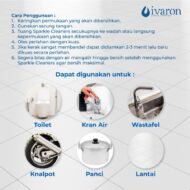 IVARON Pembersih Toilet Kerak Membandel – Cairan Pembersih Keramik & Lantai Kamar Mandi + Free Kuas - Image 3